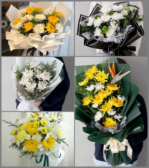 四川成都彭州市濛阳镇东塔社区白事花束代送
